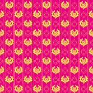 Seamless Pattern Vintage Wallpaper N220