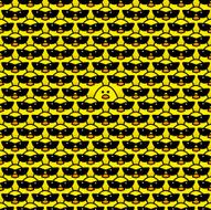 One Yellow Chick surrounded by Chicks in Ladies Style Sunglasses N2