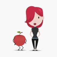 Weight loss Concept illustration N6