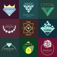 Logo inspiration with jewels and diamonds N11