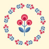 Scandinavian flowers N20