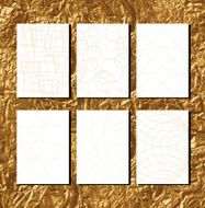 Golden Geometric Patterns