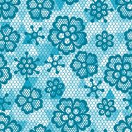 Old lace seamless pattern ornamental flowers Vector texture N3