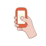 Hand with phone