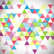 Abstract 3D triangles geometric background N2