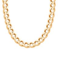 Chunky chain golden metallic necklace or bracelet N11
