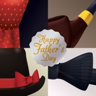 Happy fathers day card design N60