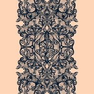 Abstract Lace Ribbon Vertical Seamless Pattern N10