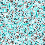 Ethnic seamless pattern Vector illustration N6