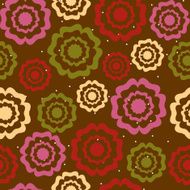 Abstract vector colorful background with flowers N11
