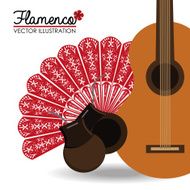 Flamenco design vector illustration N12