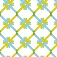 Green and blue arrows pattern