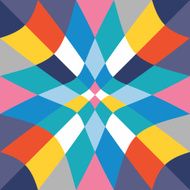 Seamless colorful abstract geometry background