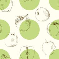 seamless pattern apples N3