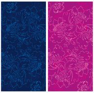 Floral pattern background with decorative ornament N2