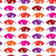 Vector background with colored eyes