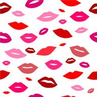 Lips pattern background vector illustration N2