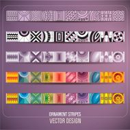 Abstract ornamental stripes