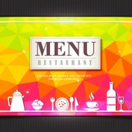 modern restaurant menu design N2