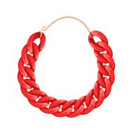 Chain necklace or bracelet - red color