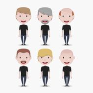 Group of people set N3
