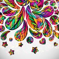 Abstract background with colorful mosaic design elements N4