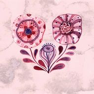 Vector Watercolor Flowers