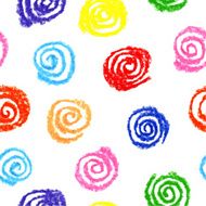 Child&#039;s drawing of multicolor circles N2