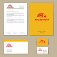 Yoga studio branding set N5