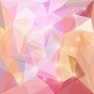 Abstract bright polygonal triangular background with glaring lights for design N59