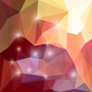 Abstract bright polygonal triangular background with glaring lights for design N60