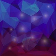 Abstract bright polygonal triangular background with glaring lights for design N61