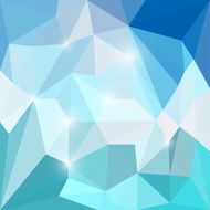 Abstract bright polygonal triangular background with glaring lights for design N62