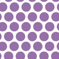 Polka dot background seamless pattern Purple on white background