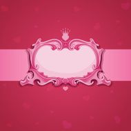 Valentines day Greeting card template