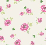 Seamless pattern watercolor flowers N33
