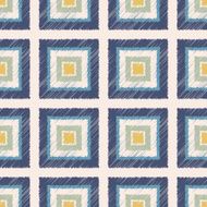 seamless scribble square textile pattern