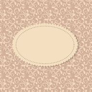 Frame in Vintage Background Vector Illustration N6