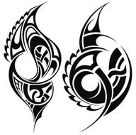 Maori styled tattoo pattern N2