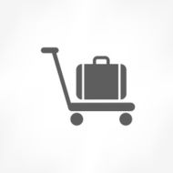 baggage on cart icon N3