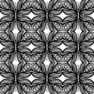 Seamless Vintage Lace Pattern (Vector) N75