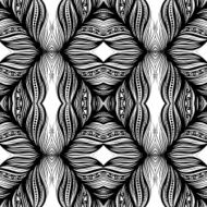 Seamless Vintage Lace Pattern (Vector) N76