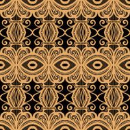 Seamless Vintage Lace Pattern (Vector) N77