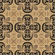 Seamless Vintage Lace Pattern (Vector) N81