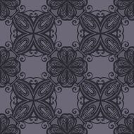 Seamless Vintage Lace Pattern (Vector) N85