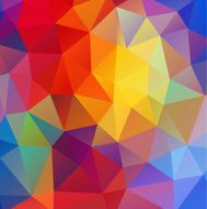 colorful triangular pattern background vector illustration