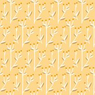 Cute floral seamless pattern background N8