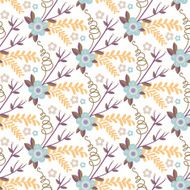 Cute floral seamless pattern background N9