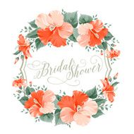 Hibiscus flower wreath N2