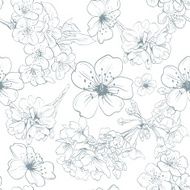 Apple flowers ornament pattern backgrounds N3